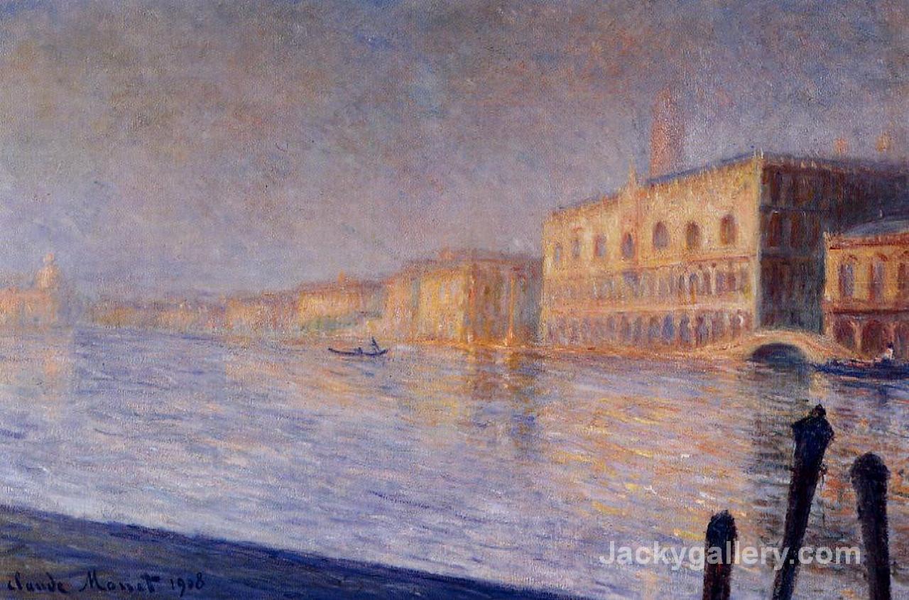 The Doges Palace by Claude Monet paintings reproduction